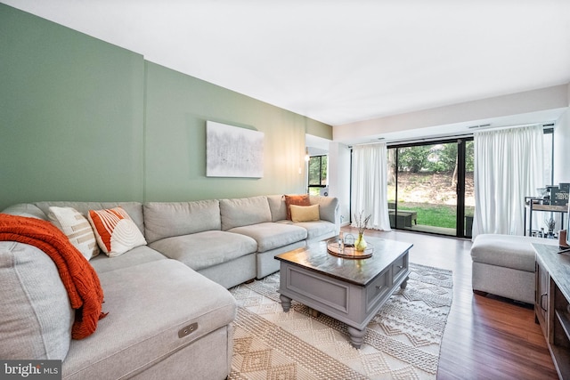 2074 Royal Fern Ct Unit 1C, Reston, VA 20191 - living room with light wood-style floors