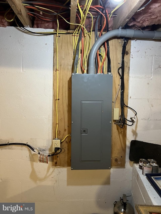 14412 Old Hancock Rd NE, Cumberland, MD 21502 - utility room featuring electric panel