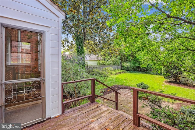 4420 Brandywine St NW, Washington, DC 20016 - view of deck
