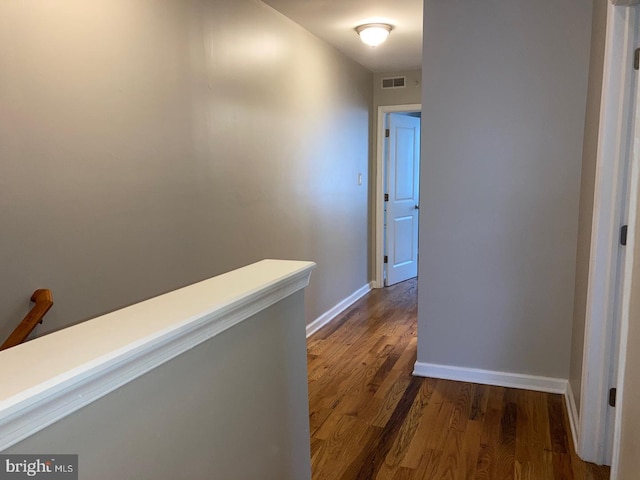 2108 N 17th St, Philadelphia, PA 19121 - hallway with dark wood finished floors and baseboards