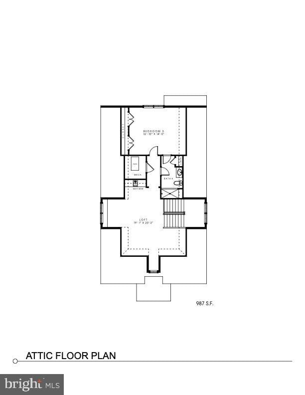 907 N Highland St, Arlington, VA 22201 - view of property floor plan