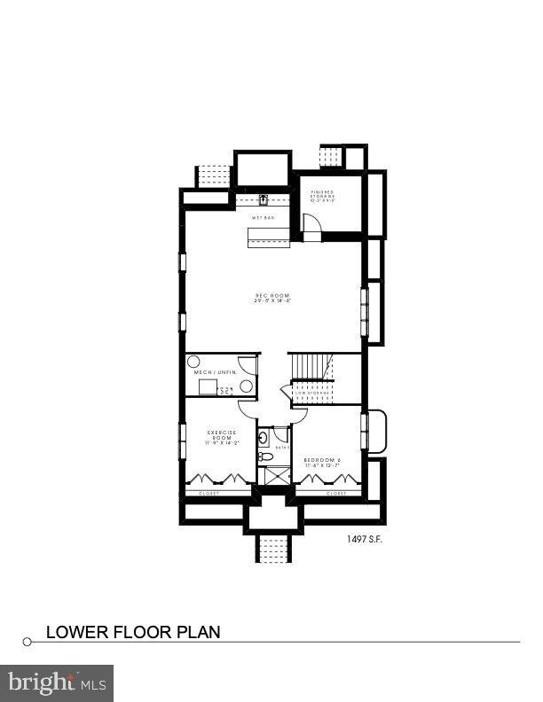 907 N Highland St, Arlington, VA 22201 - view of home floor plan