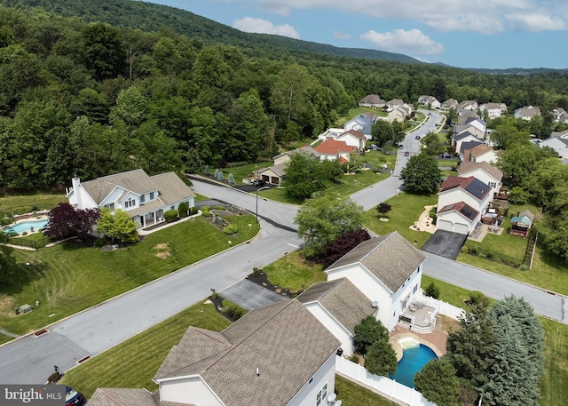 2125 Chatham Way, Harrisburg, PA 17110 - aerial view of residential area featuring a forest and a pool area