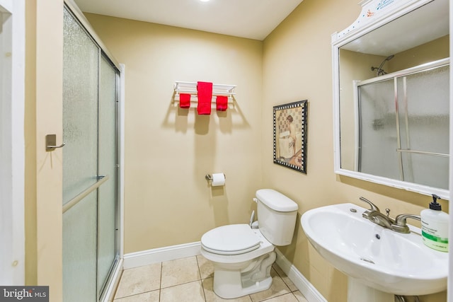 650 S Warren Ave, Malvern, PA 19355 - bathroom featuring a stall shower and tile patterned flooring