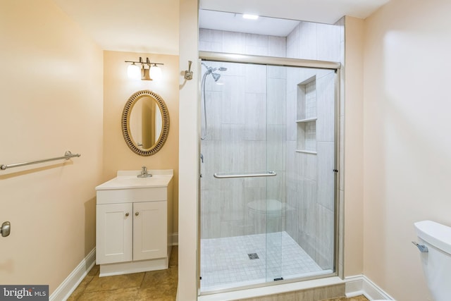 650 S Warren Ave, Malvern, PA 19355 - bathroom with a shower stall and vanity