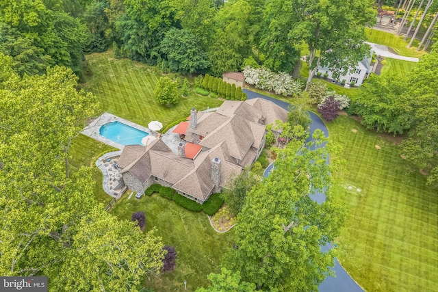 650 S Warren Ave, Malvern, PA 19355 - drone / aerial view of a pool