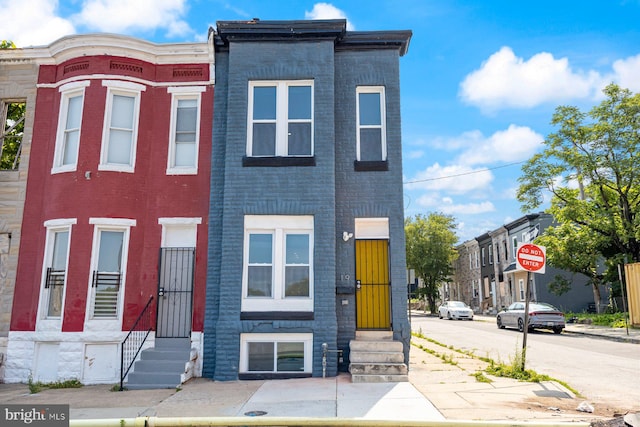 19 N Smallwood St, Baltimore, MD 21223 - view of property featuring entry steps