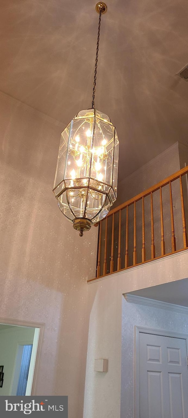 13209 Marthas Choice Cir, Bowie, MD 20720 - detailed view of a chandelier