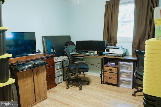 3483 Messersmith Rd, York, PA 17408 - office area with light wood-style floors