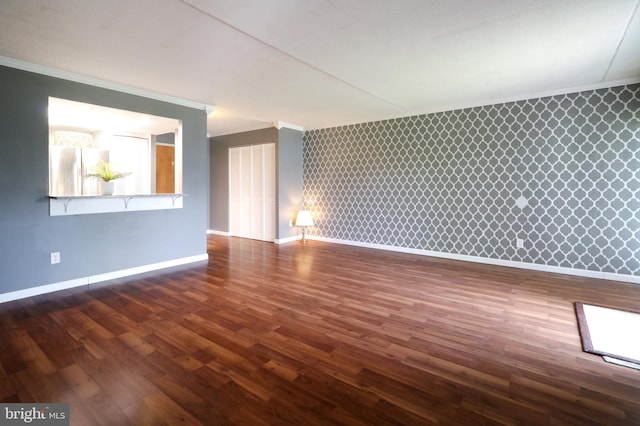 804 Stratford Dr Unit 11, State College, PA 16801 - unfurnished room featuring crown molding and wood finished floors