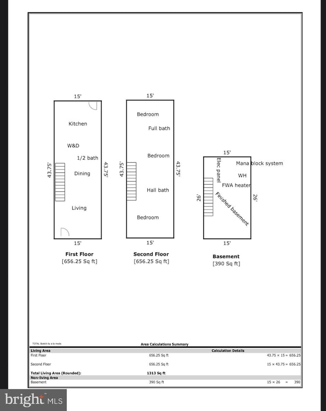 1232 S Bucknell St, Philadelphia, PA 19146 - view of floor plan / room layout