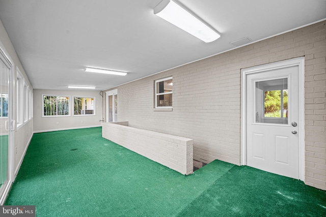 9017 Marcella Ave, Randallstown, MD 21133 - view of unfurnished sunroom