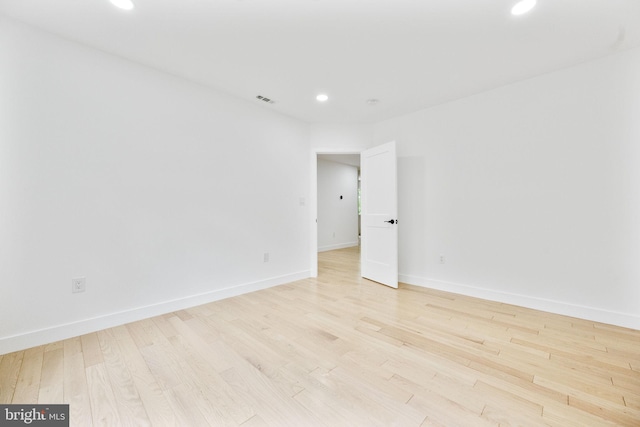 7214 16th Ave, Takoma Park, MD 20912 - spare room with recessed lighting and light wood-style flooring