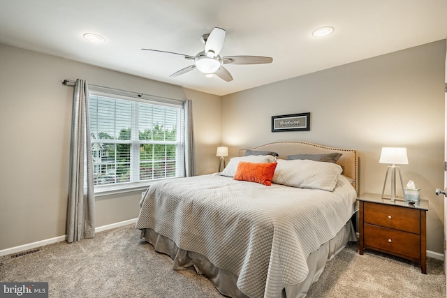 15 Boraten Cir, Royersford, PA 19468 - carpeted bedroom with recessed lighting and a ceiling fan