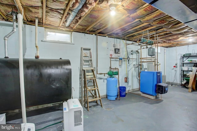 11733 Woodlea Dr, Waynesboro, PA 17268 - basement featuring heating fuel and a heating unit