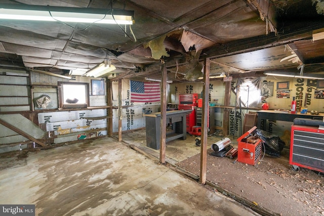 2151 Spinnerstown Rd, Quakertown, PA 18951 - below grade area with a workshop area
