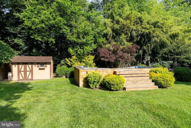 5960 Captain Milton E Major Ave, Bensalem, PA 19020 - view of green lawn featuring a storage unit