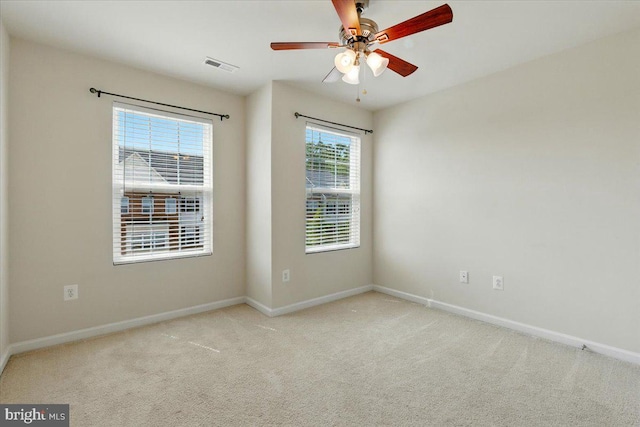 7003 Dannfield Ct, Glen Burnie, MD 21060 - carpeted empty room featuring baseboards and a ceiling fan