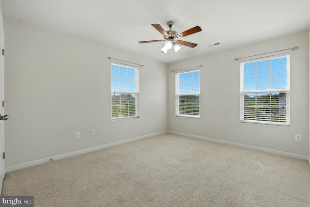 7003 Dannfield Ct, Glen Burnie, MD 21060 - empty room with ceiling fan and light carpet
