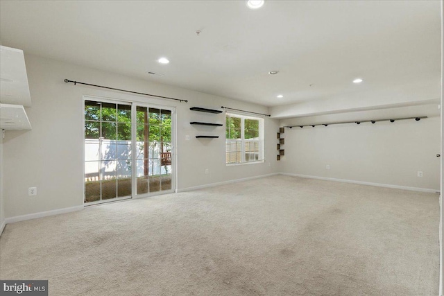 7003 Dannfield Ct, Glen Burnie, MD 21060 - unfurnished room with recessed lighting and light colored carpet