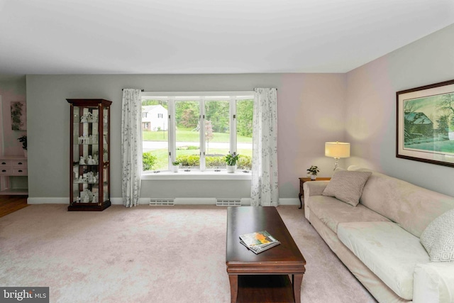 125 Christine Dr, Downingtown, PA 19335 - carpeted living room featuring baseboards