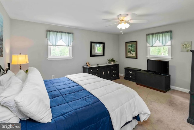 125 Christine Dr, Downingtown, PA 19335 - bedroom with carpet flooring and ceiling fan