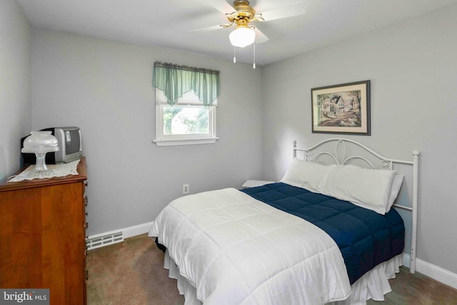 125 Christine Dr, Downingtown, PA 19335 - carpeted bedroom with baseboards and ceiling fan