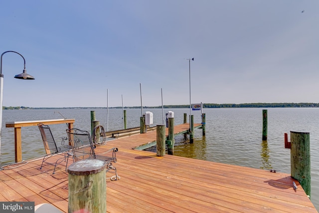 4534 Todd Pt, Sparrows Point, MD 21219 - dock with a water view