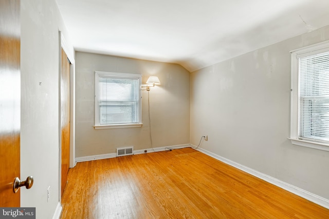 73 Duncan Ln, Springfield, PA 19064 - unfurnished room featuring wood finished floors and lofted ceiling