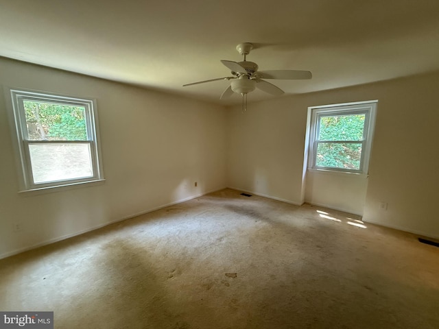 2133 Freda Dr, Vienna, VA 22181 - carpeted spare room with a ceiling fan and baseboards