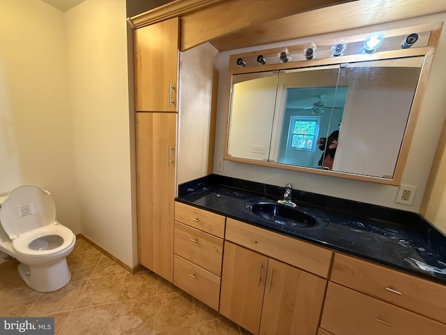 2133 Freda Dr, Vienna, VA 22181 - bathroom with vanity and tile patterned floors