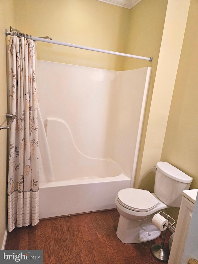 11 Alexandria Ct, Ocean Pines, MD 21811 - full bath with wood finished floors, shower / bath combo, and vanity