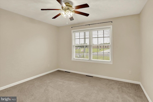 183 Mill Rd, Chambersburg, PA 17201 - carpeted empty room with baseboards and a ceiling fan