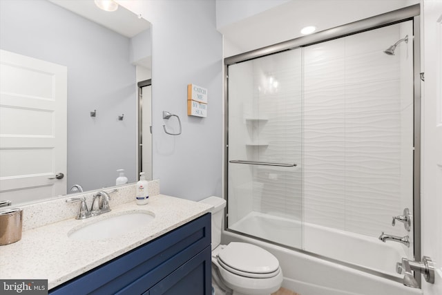 220 25th St Unit D, Ocean City, MD 21842 - bathroom with vanity and combined bath / shower with glass door