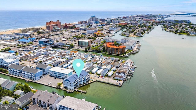 220 25th St Unit D, Ocean City, MD 21842 - view of urban area featuring a large body of water