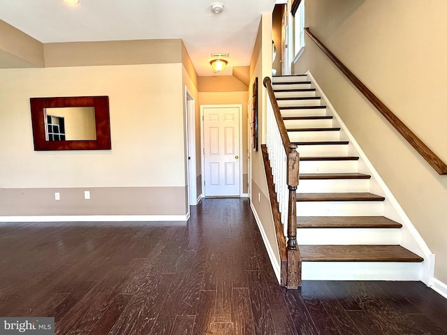 331 Lenape Way, Claymont, DE 19703 - stairs with wood finished floors and baseboards