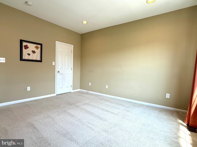 331 Lenape Way, Claymont, DE 19703 - unfurnished room with light colored carpet, recessed lighting, and a smoke detector