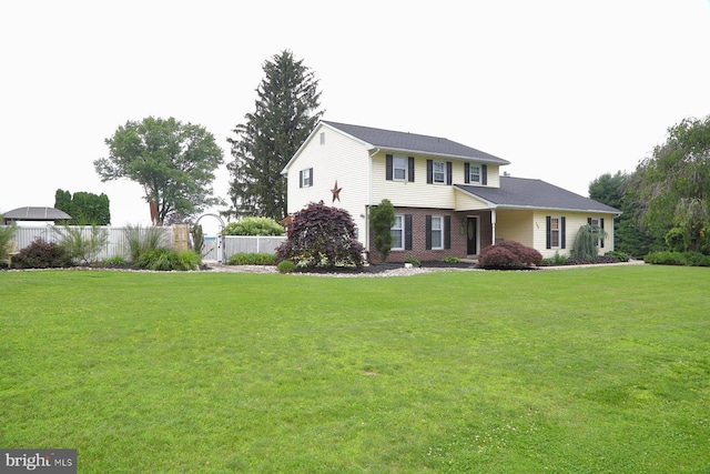 146 Skyline Dr, New Holland, PA 17557 - view of front facade featuring a gate