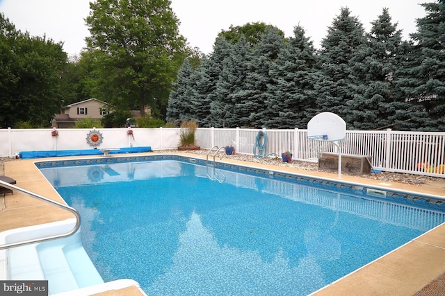 146 Skyline Dr, New Holland, PA 17557 - view of pool with a fenced backyard