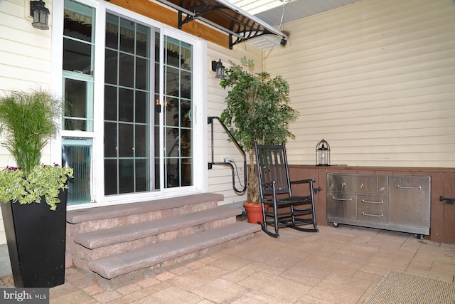 146 Skyline Dr, New Holland, PA 17557 - property entrance with a patio area