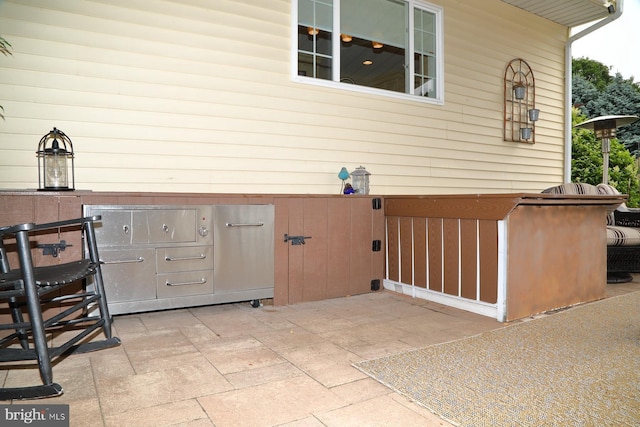 146 Skyline Dr, New Holland, PA 17557 - doorway to property featuring a patio area