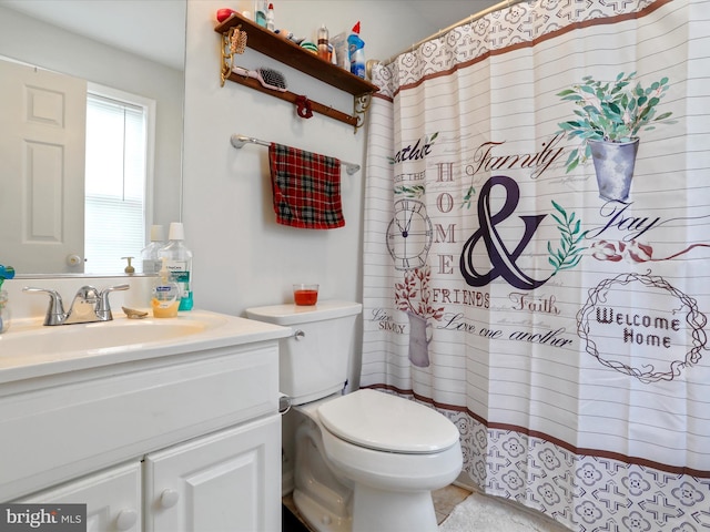 6 Thompson Ct, Boonsboro, MD 21713 - bathroom with vanity and a shower with curtain