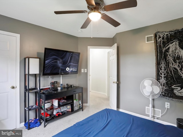 6 Thompson Ct, Boonsboro, MD 21713 - bedroom with carpet floors and a ceiling fan