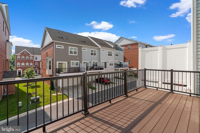 7955 Blue Stream Dr, Elkridge, MD 21075 - wooden terrace with a residential view