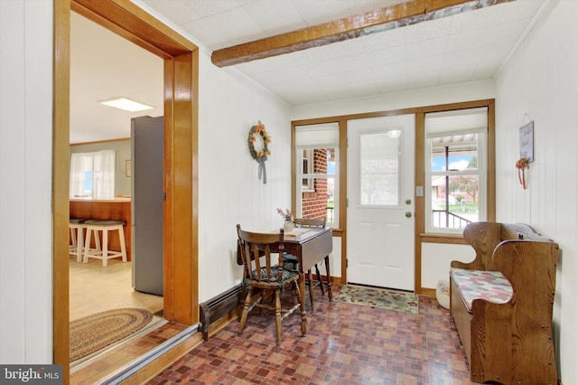 401 Jacobs St, East Berlin, PA 17316 - entrance foyer with plenty of natural light and ornamental molding