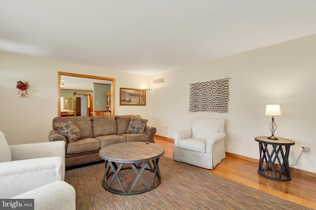 401 Jacobs St, East Berlin, PA 17316 - living room with wood finished floors and baseboards
