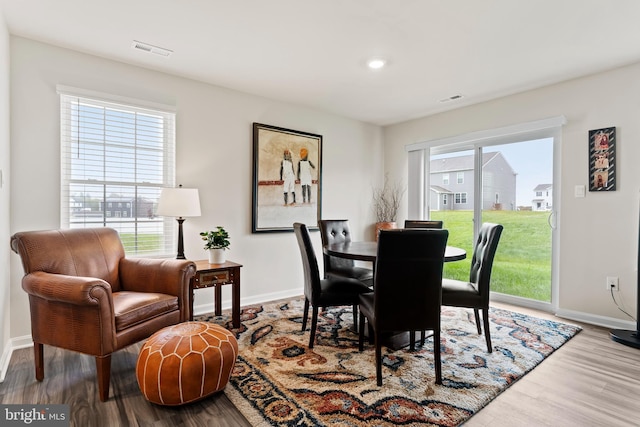 9 American Ave, Carlisle, PA 17013 - dining area with wood finished floors and recessed lighting