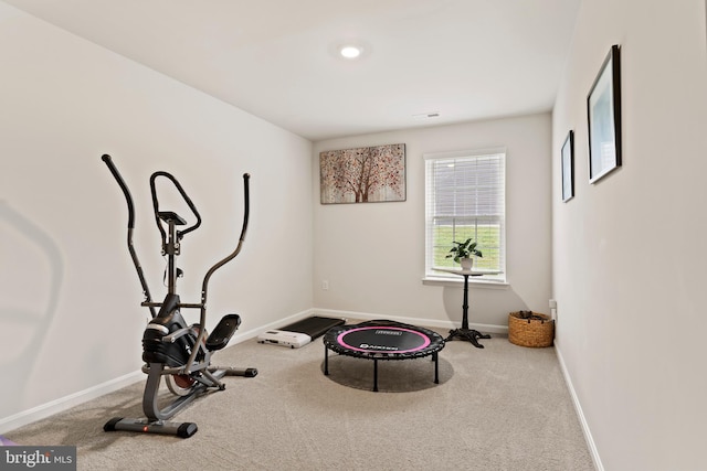 9 American Ave, Carlisle, PA 17013 - exercise area with carpet flooring and recessed lighting