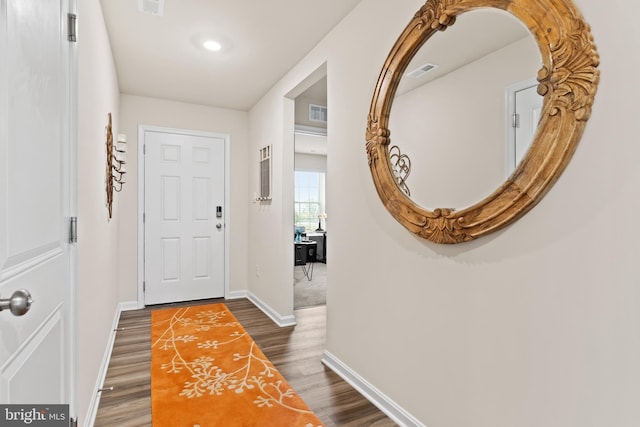 9 American Ave, Carlisle, PA 17013 - entryway featuring dark wood-type flooring and baseboards