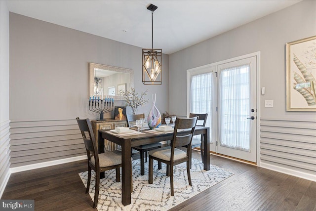 260 Grace Ln, Harleysville, PA 19438 - dining room featuring dark wood-type flooring